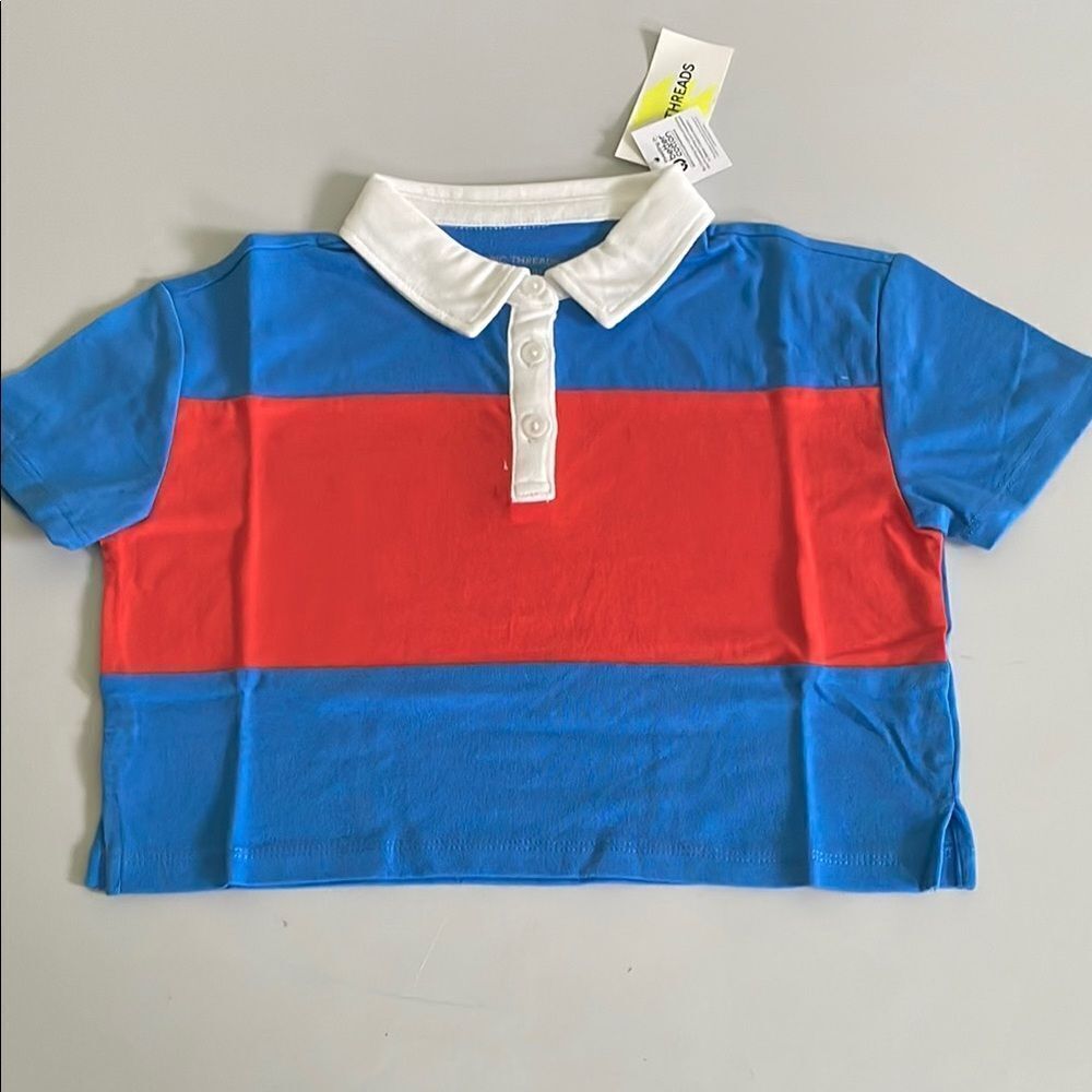 Epic Threads Blue and Red Polo Shirt Collection